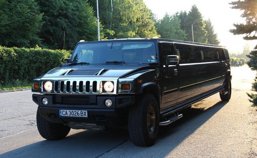 Hummer H200 Black limo 11,8m Графит